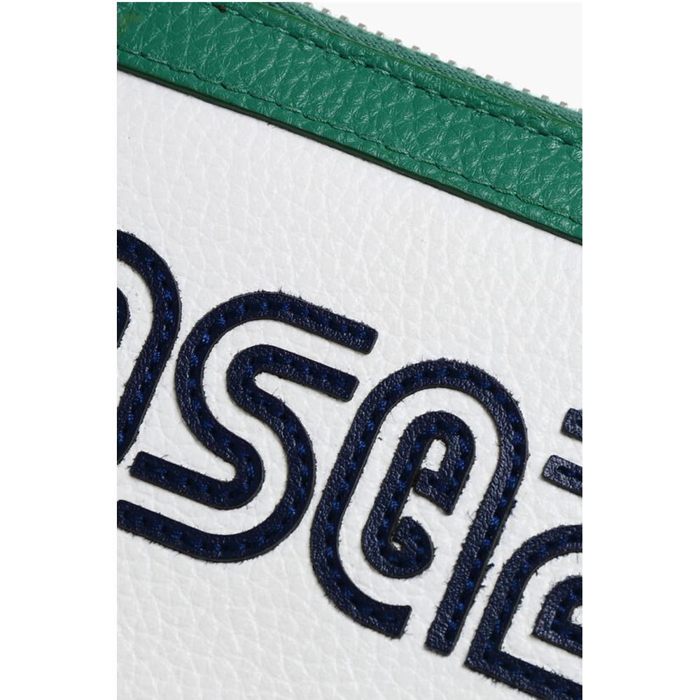 Dsquared² Textured Leather Wallet with Zipped Closure