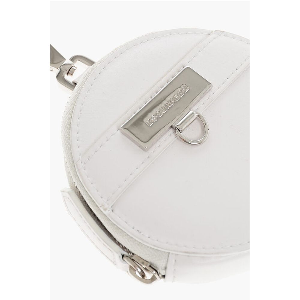Dsquared² Leather Purse with Carabiner