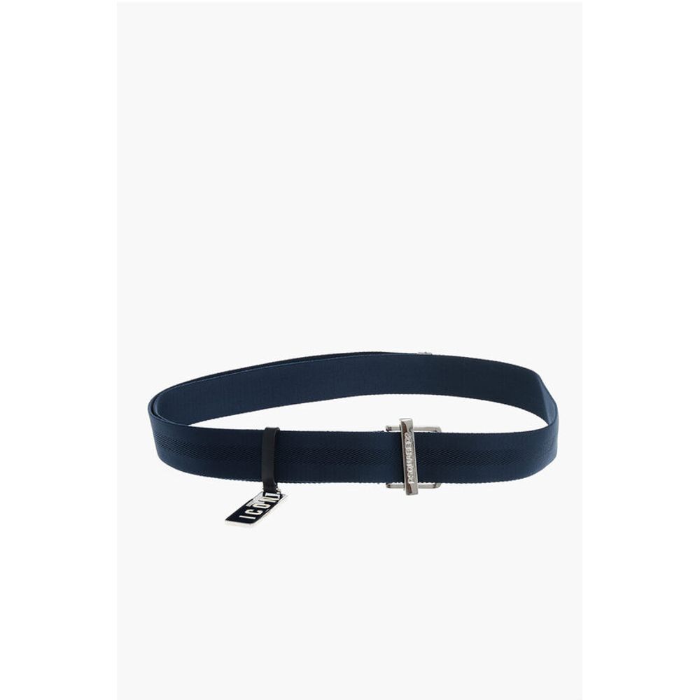 Dsquared² Fabric ICON Belt with Charm 40mm