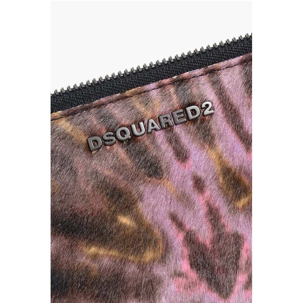 Dsquared² Tie Dye Pony Hair Wallett