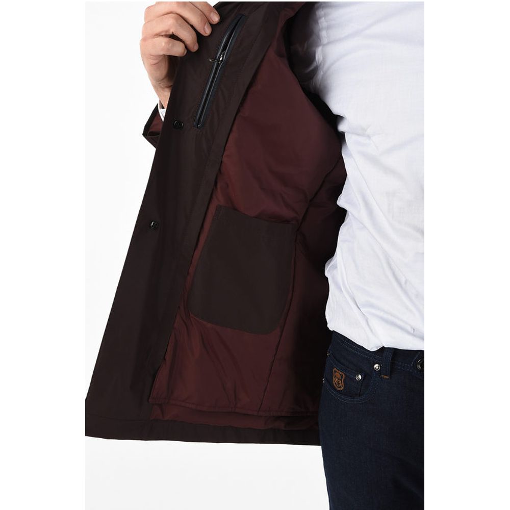 Corneliani three-quarter length chesterfield coat