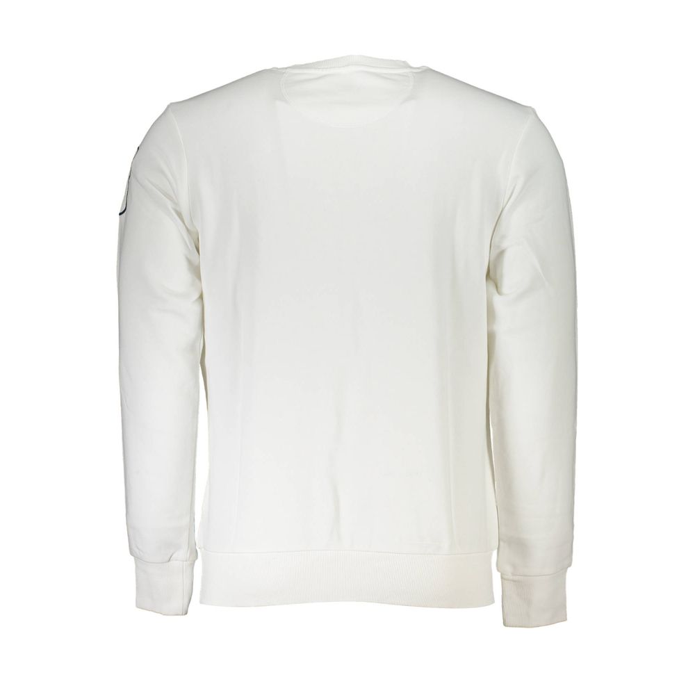 La Martina White Cotton Men Sweater