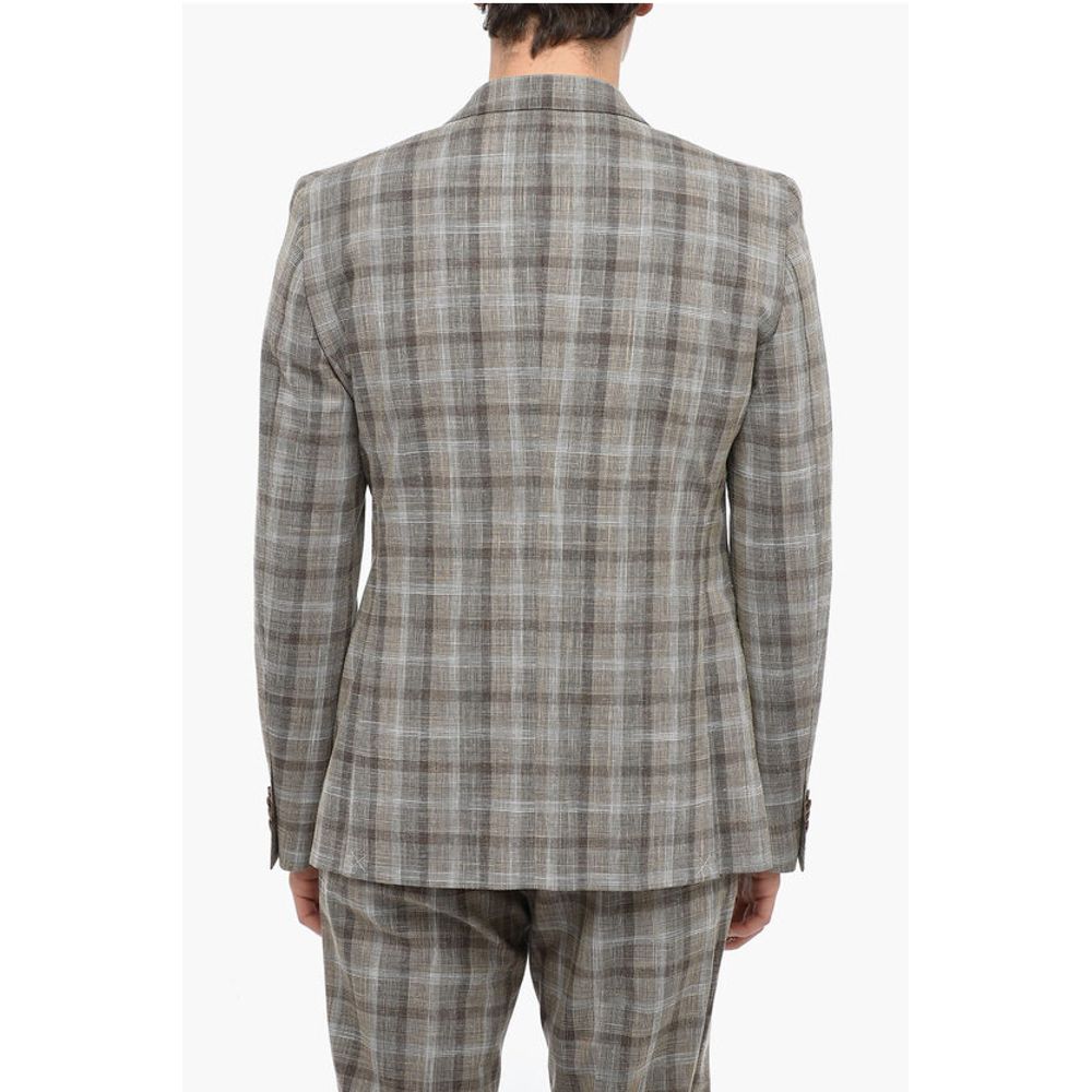 Corneliani CC COLLECTION 2 Button RESET District Checkered Suit