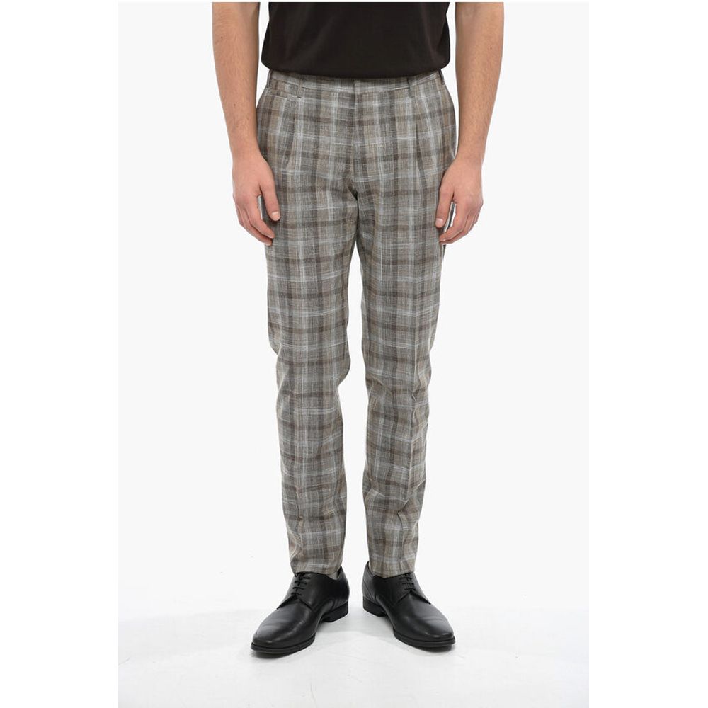 Corneliani CC COLLECTION 2 Button RESET District Checkered Suit