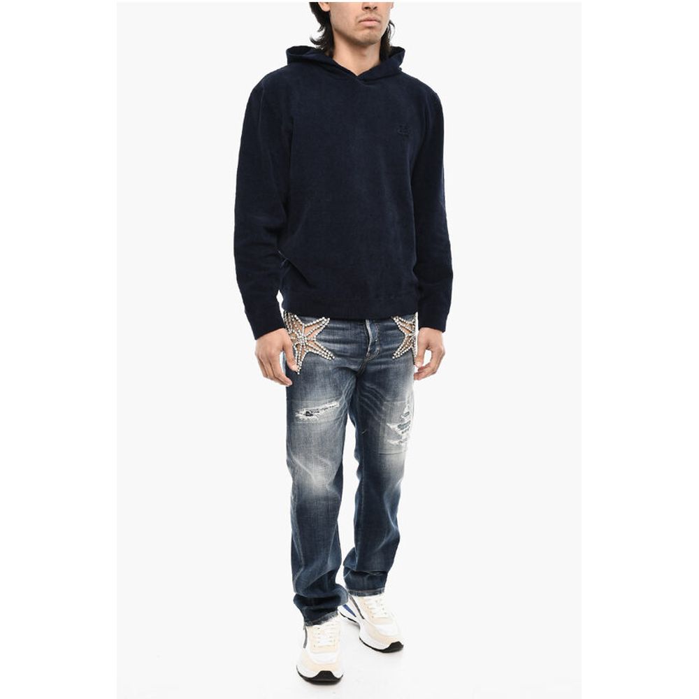 Dsquared² Terry Cotton Hoodie with Monogram