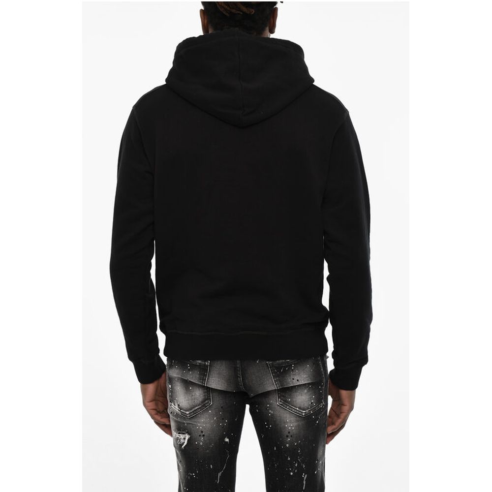 Dsquared² Cotton Hoodie with Frontal Printed