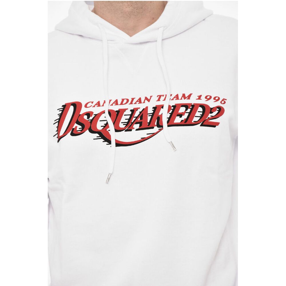 Dsquared² Cotton Hoodie with Logo Print