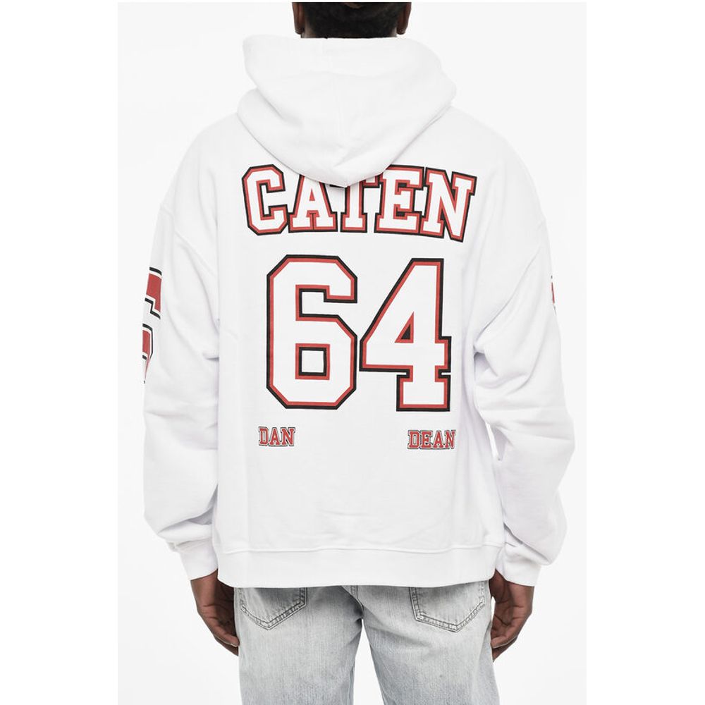 Dsquared² Cotton Hoodie with Patch Pocket