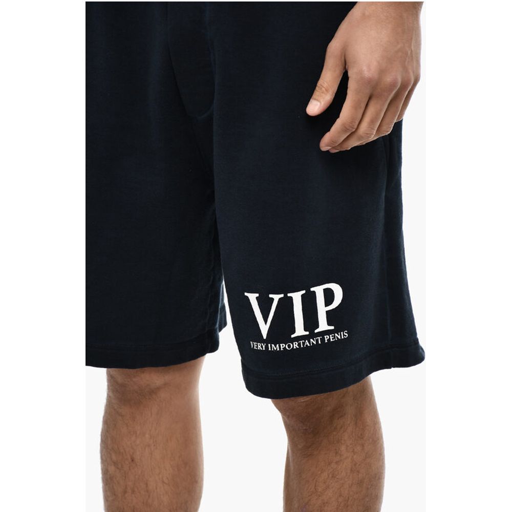 Dsquared² Cotton Shorts with Hem Print