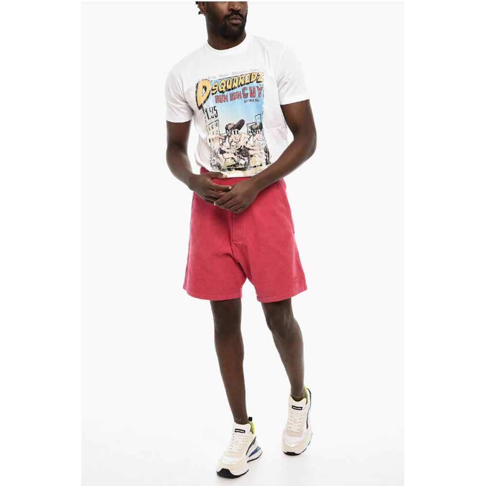 Dsquared² 3 Pockets Terry Cotton Shorts