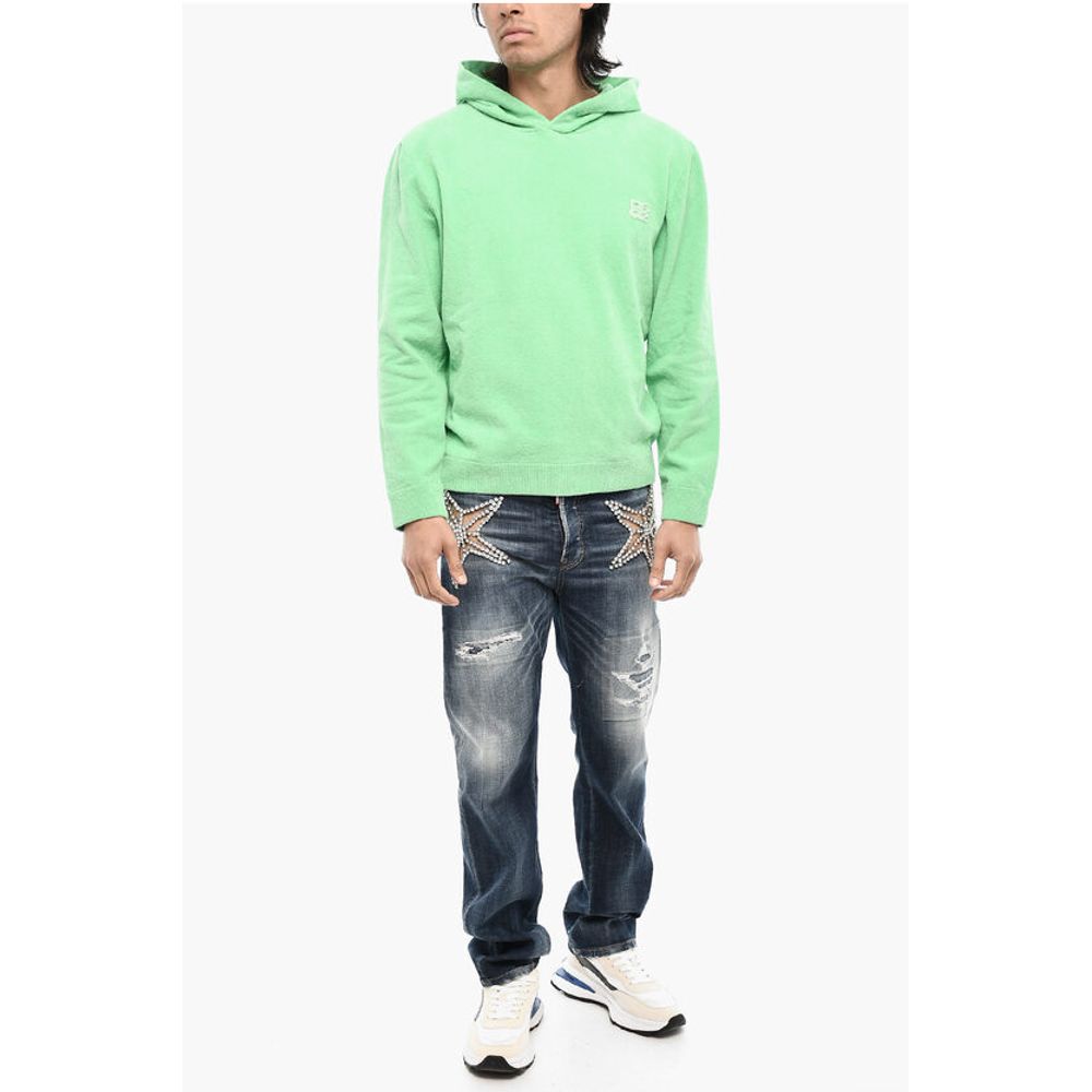 Dsquared² Terry Cotton Hoodie with Monogram