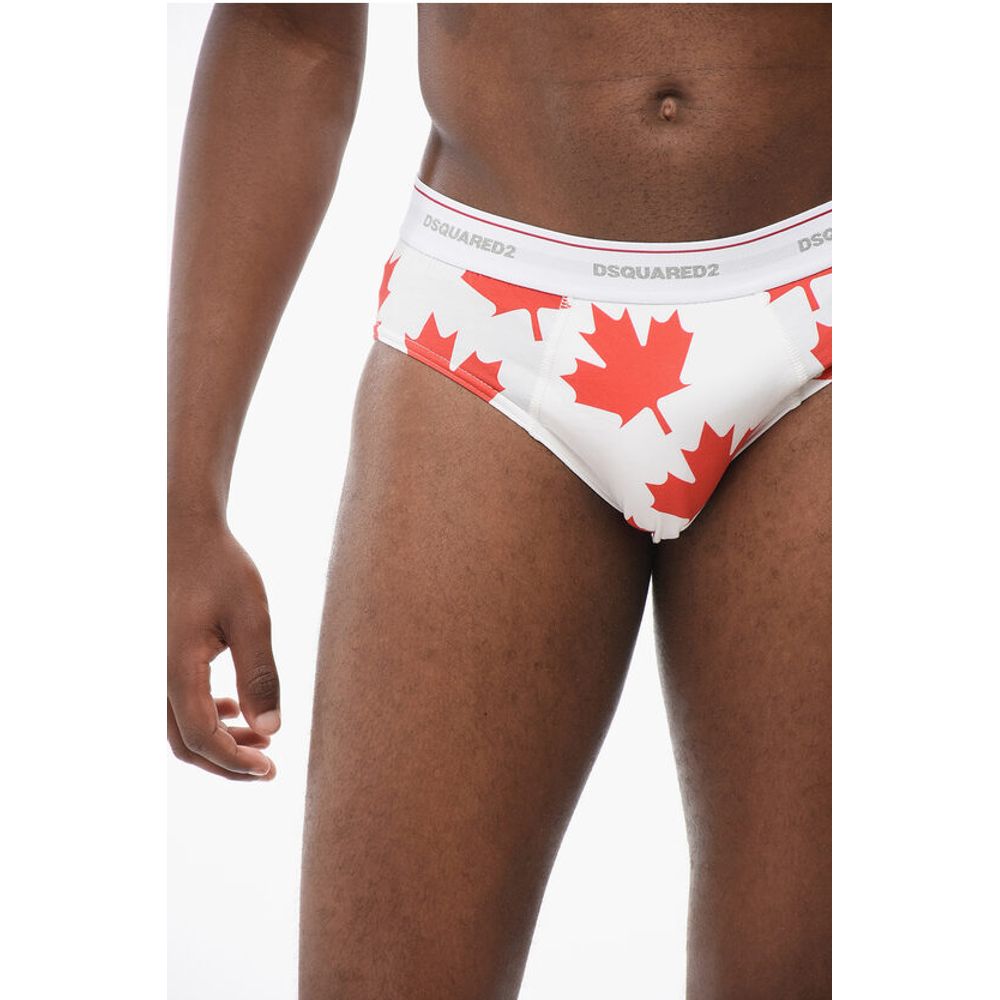 Dsquared² Printed Cotton Blend LEAF Slip