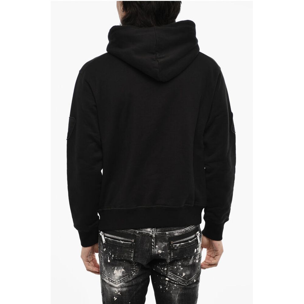 Dsquared² Cotton Hoodie with Embossed Logo
