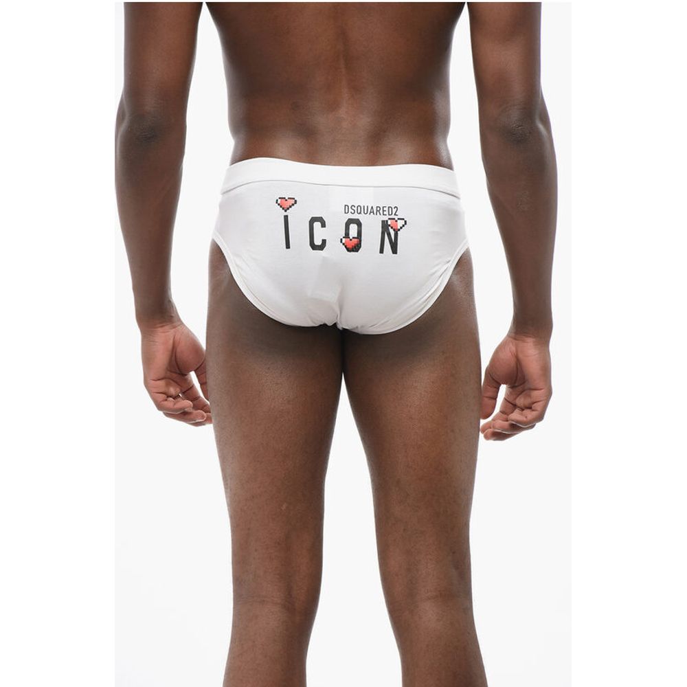 Dsquared² Cotton Blend ICON Slip with Print