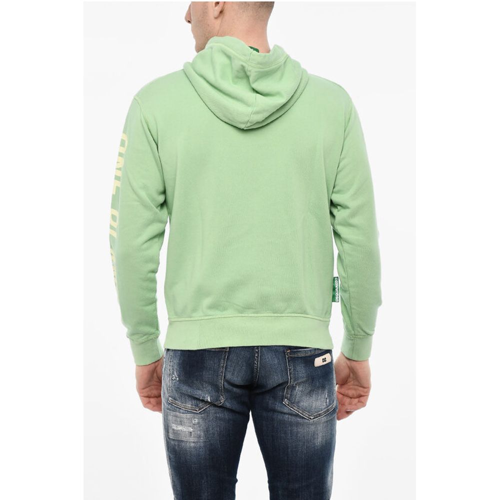Dsquared² Cotton Hoodie with Prints