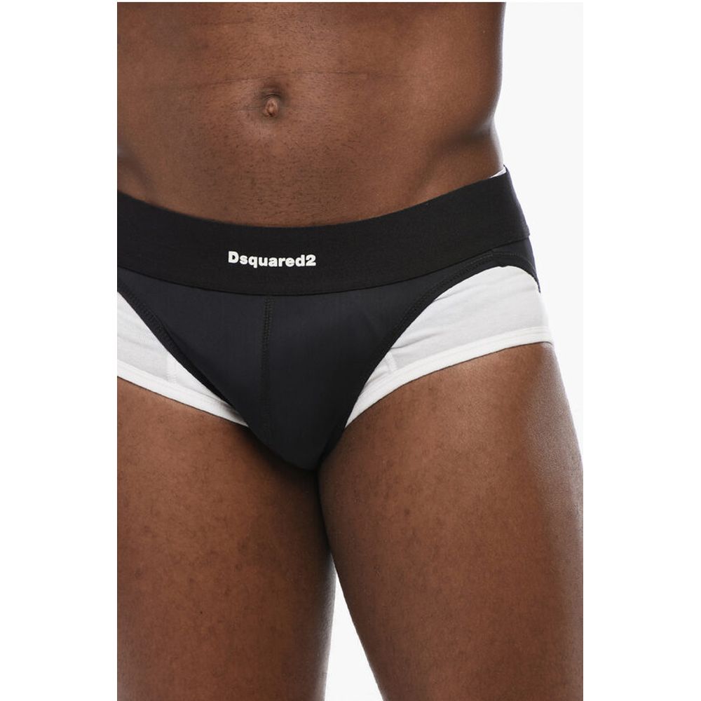 Dsquared² Cotton Blend Slip with Back Cut-out