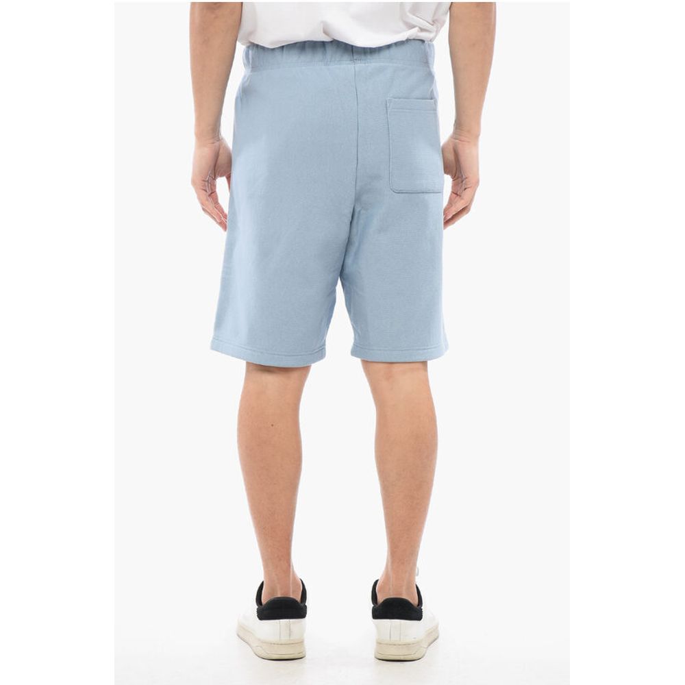 Carhartt Wip Solid Color AMERICAN SCRIPT Sweat Shorts with Embroidered Lo