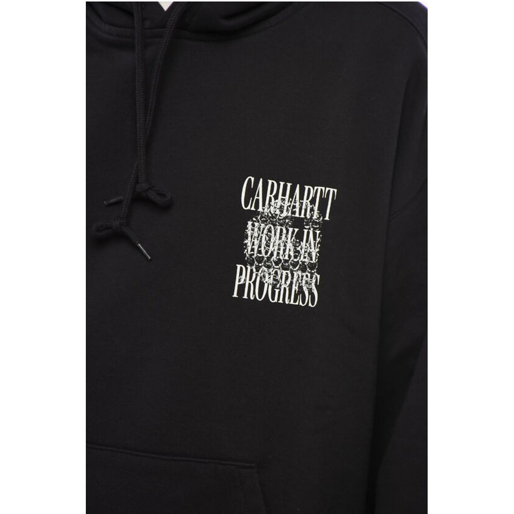 Carhartt Wip Fleeced Cotton ALWAYS A WIP Hoodie with Contrasting Print