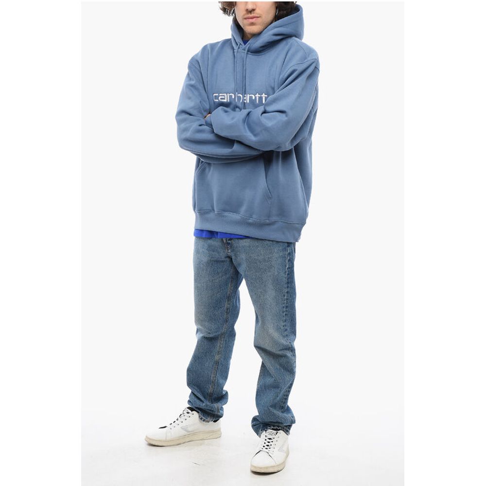 Carhartt Wip Fleeced Cotton Hoodie with Embroidered Logo