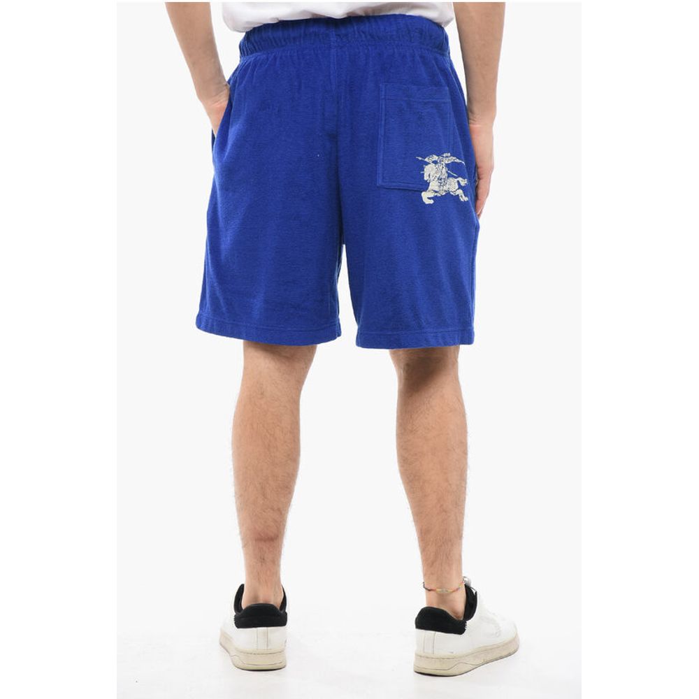Burberry Terry Cotton Shorts with EKD Print
