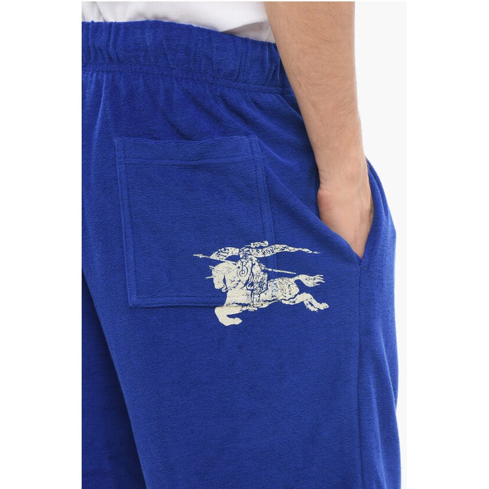 Burberry Terry Cotton Shorts with EKD Print