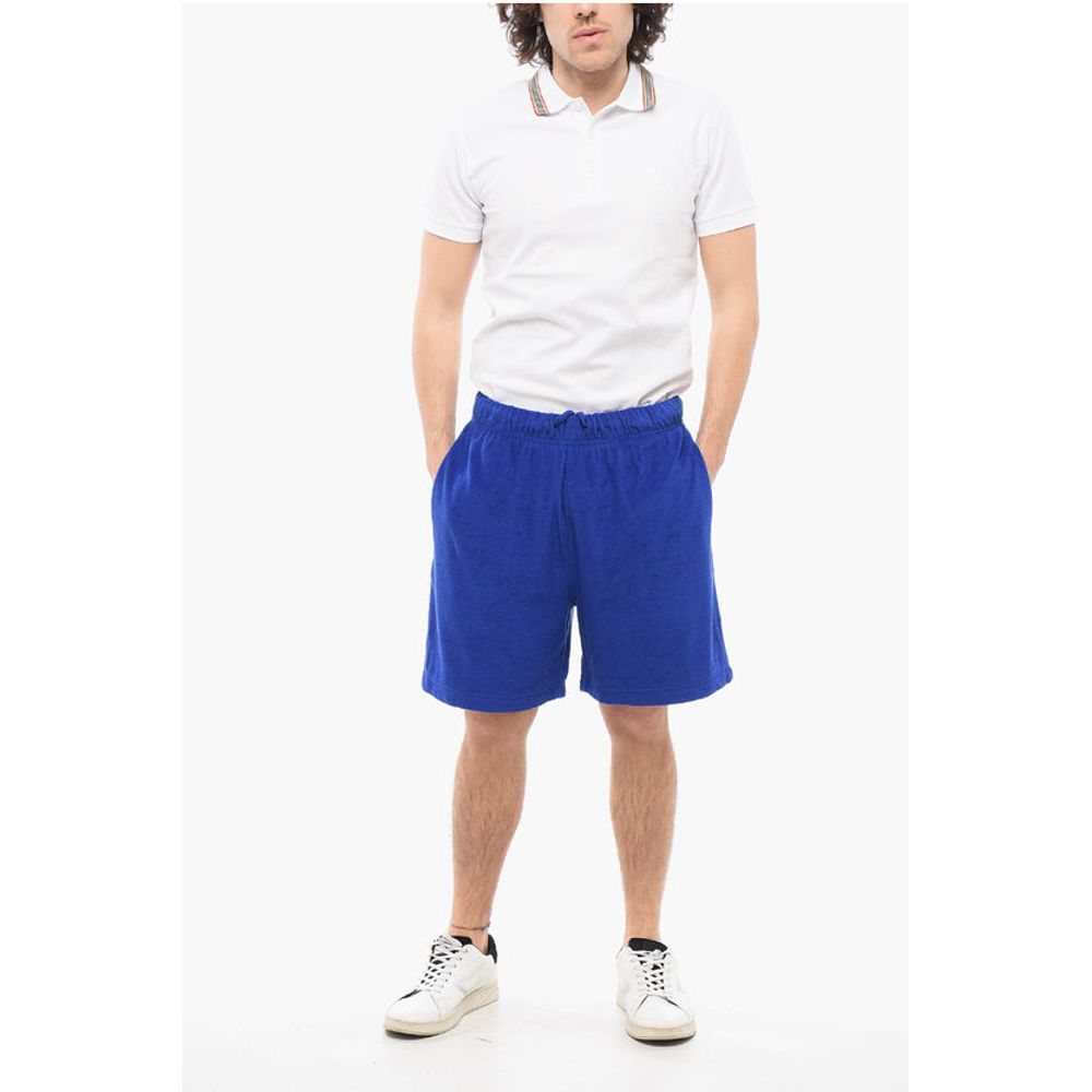 Burberry Terry Cotton Shorts with EKD Print