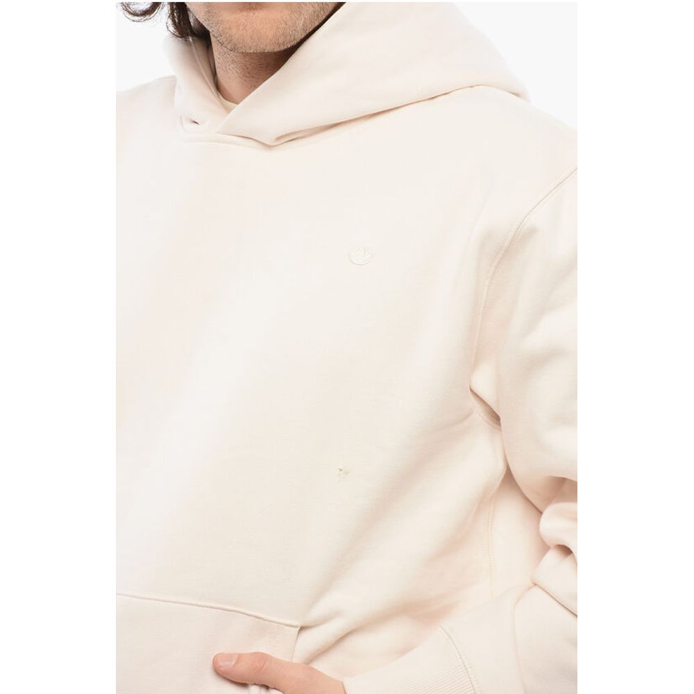 Adidas Fleeced Cotton Hoodie with Patch Pocket