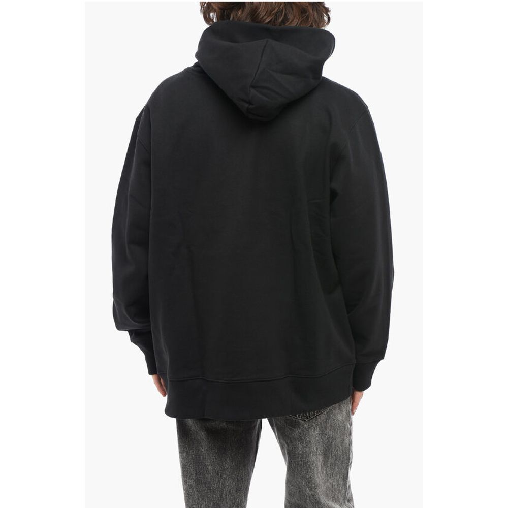 Adidas Fleeced Cotton Hoodie with Patch Pocket