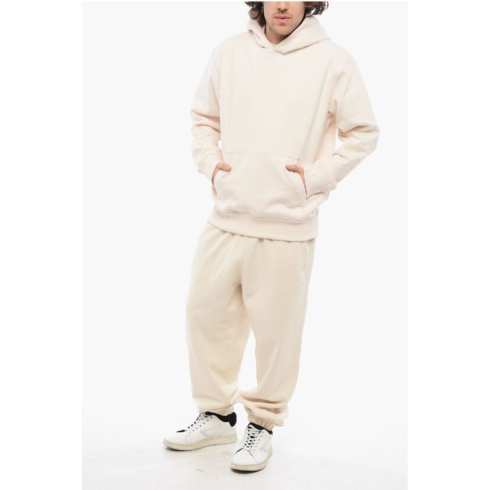 Adidas Fleeced Cotton Hoodie with Patch Pocket