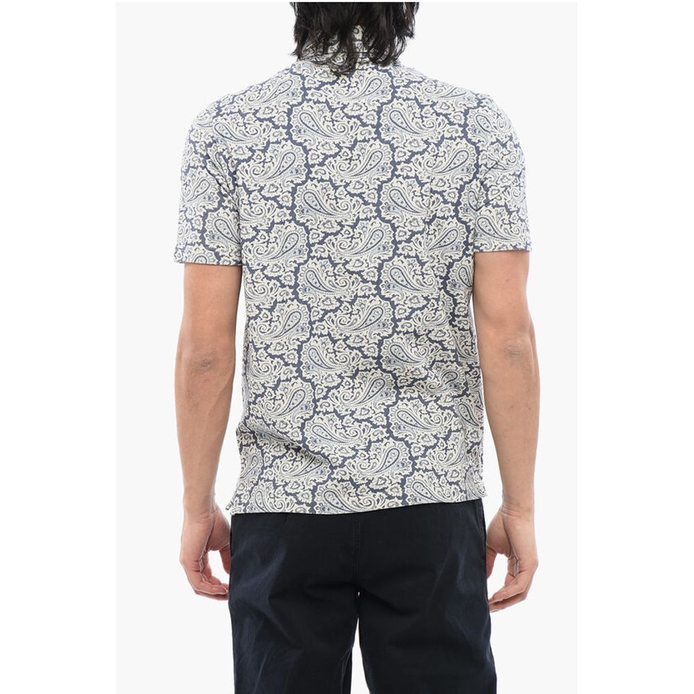 Altea Short Sleeved Polo With Paisley Motif
