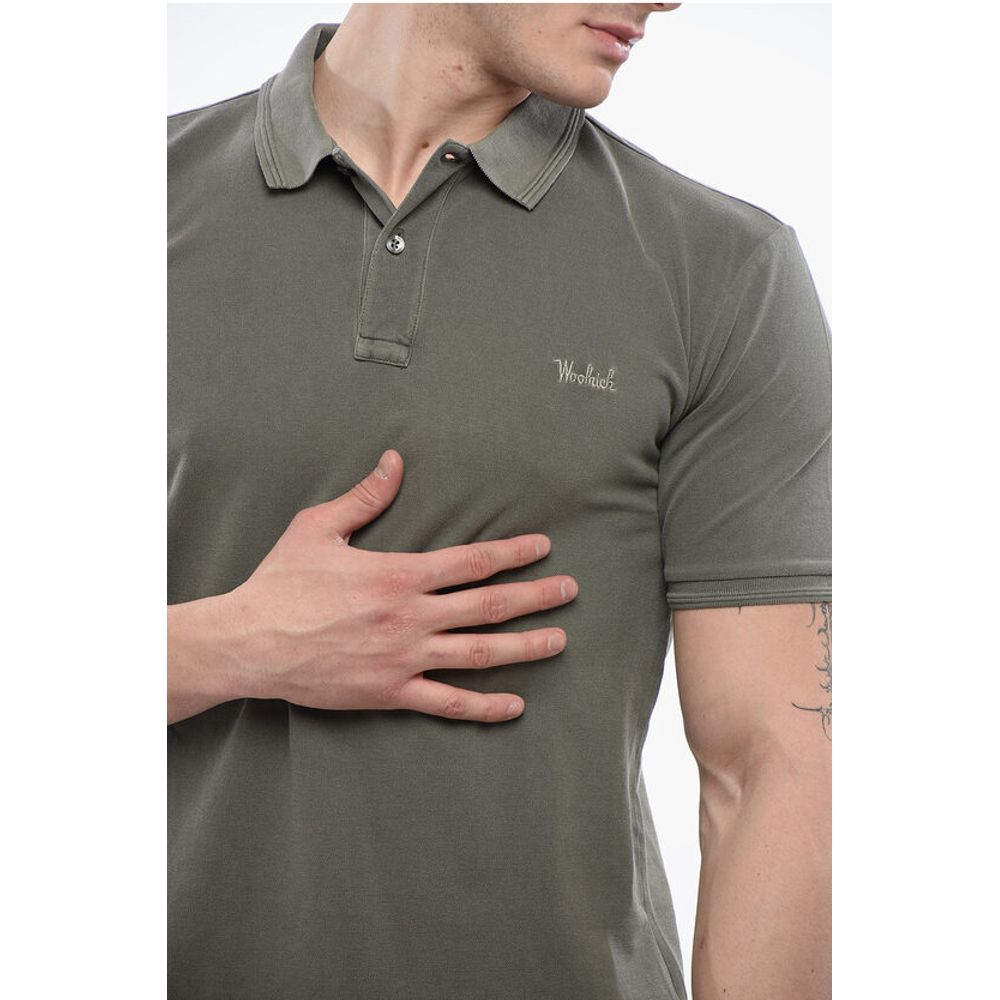 Woolrich Ton-sur-ton Embroidered Mackinack Polo