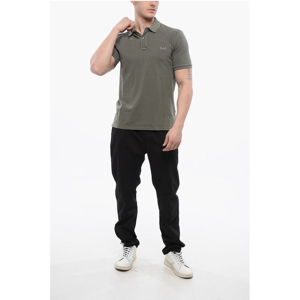 Woolrich Ton-sur-ton Embroidered Mackinack Polo