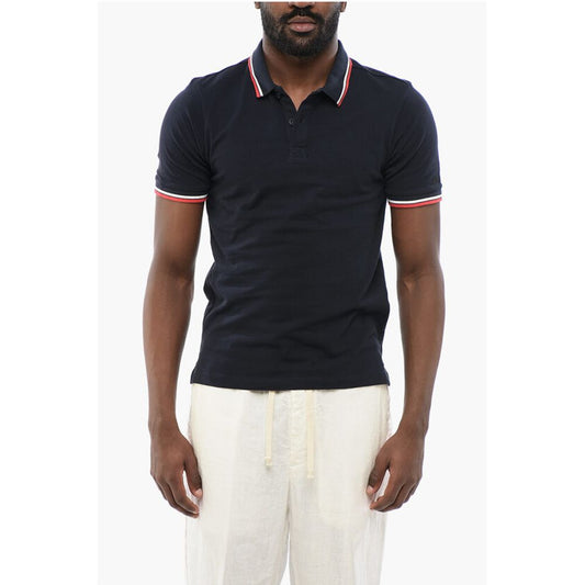 Woolrich PENNY-RICH Piquet Cotton Embroidered Polo