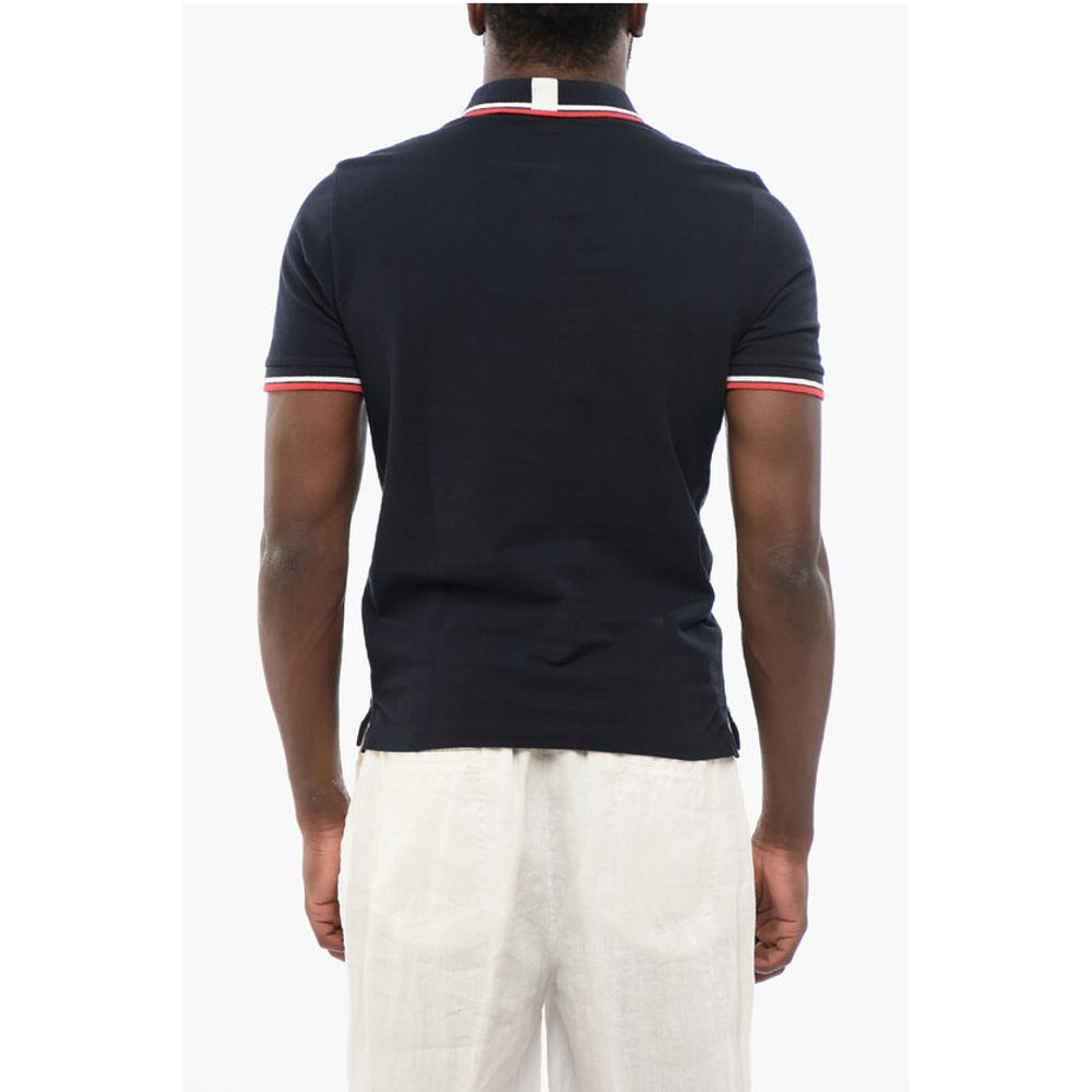 Woolrich PENNY-RICH Piquet Cotton Embroidered Polo