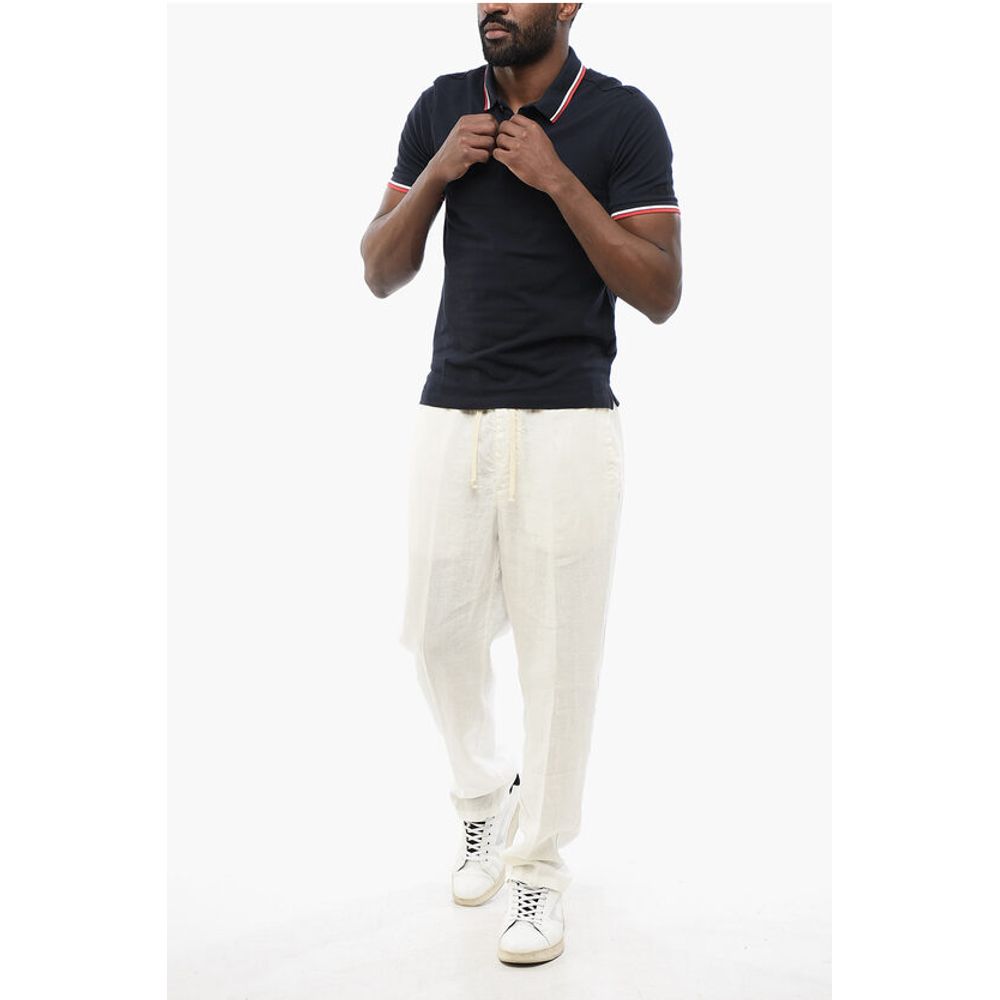 Woolrich PENNY-RICH Piquet Cotton Embroidered Polo