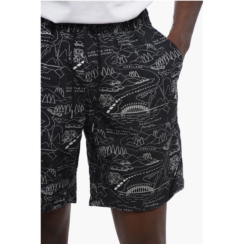 Woolrich Printed TENCEL Shorts