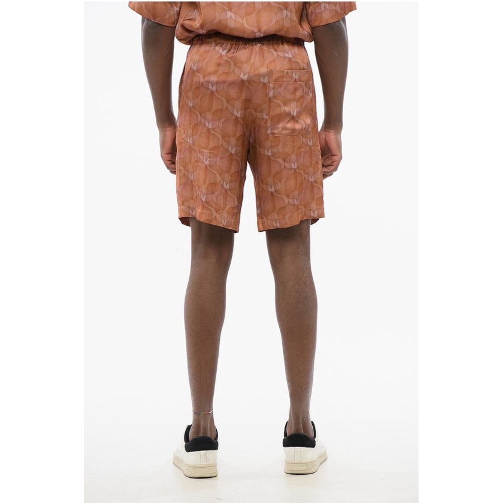 Dries Van Noten Geometric Patterned PIPERI Chiffon Shorts