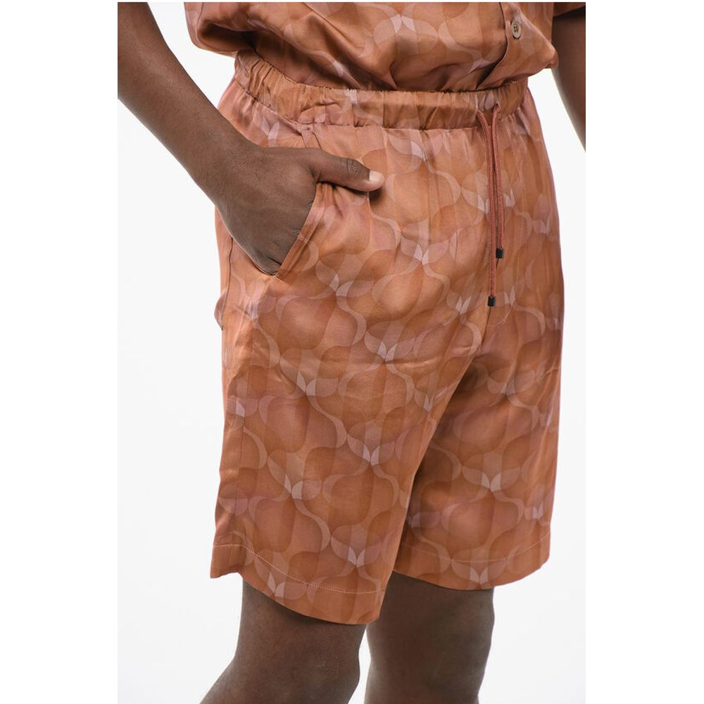 Dries Van Noten Geometric Patterned PIPERI Chiffon Shorts