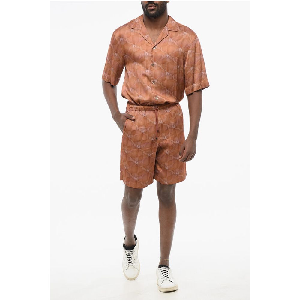 Dries Van Noten Geometric Patterned PIPERI Chiffon Shorts