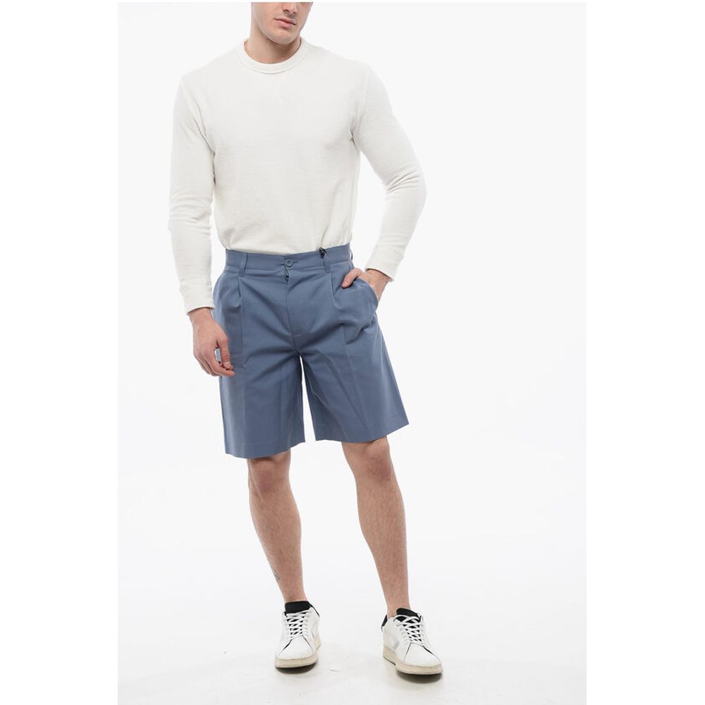 Dior Pleated Straight-Fit Shorts