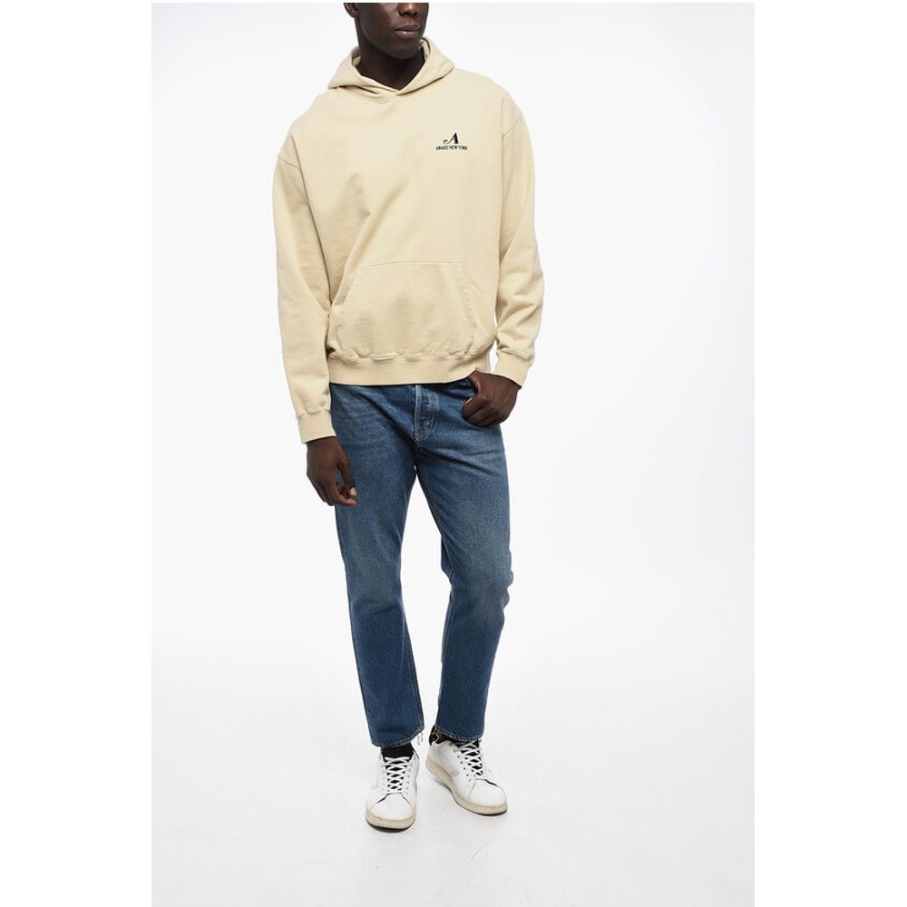 Awake New York Brushed Cotton Hoodie with Embroidered Logo