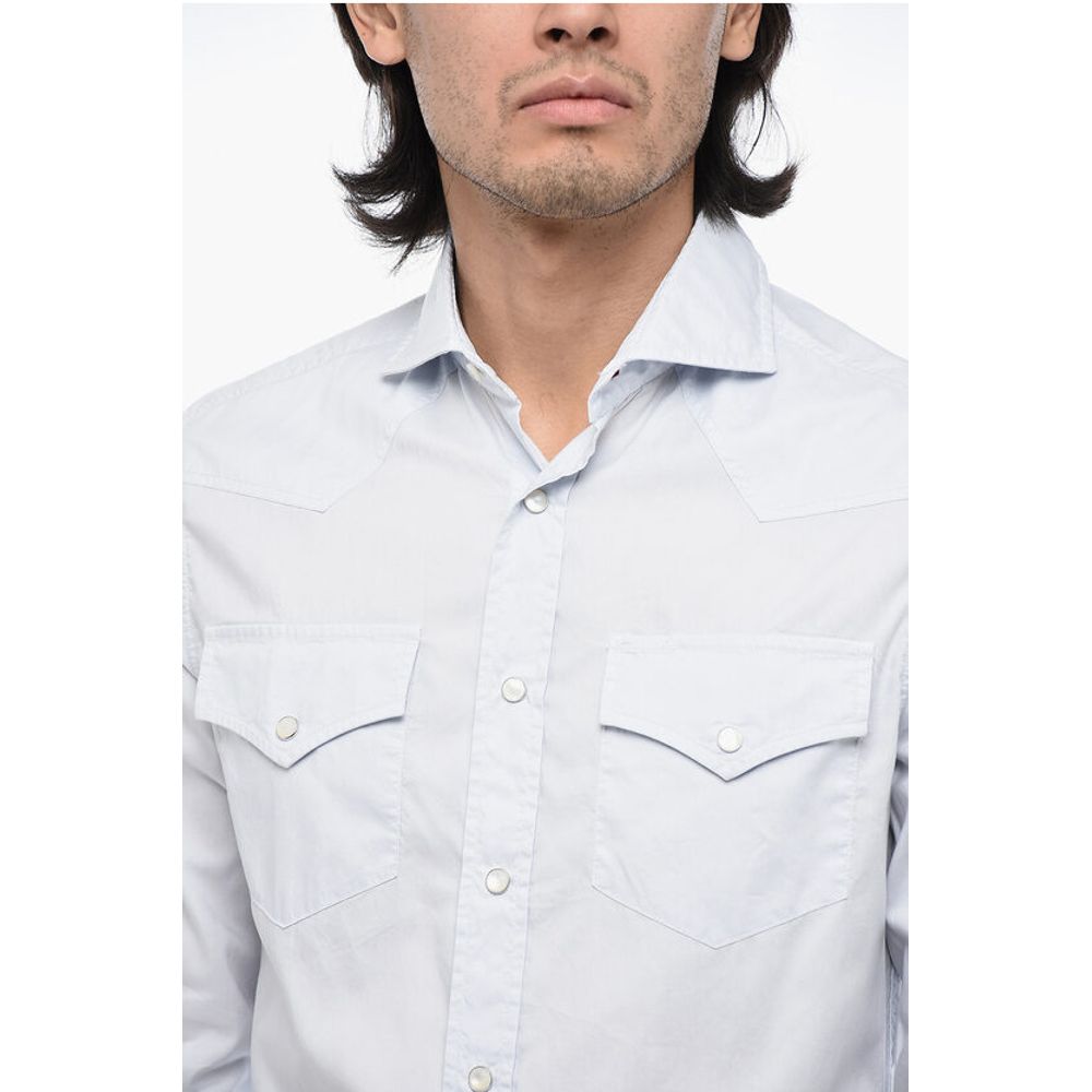 Brunello Cucinelli Leisure-fit Shirt with Jewel Buttons