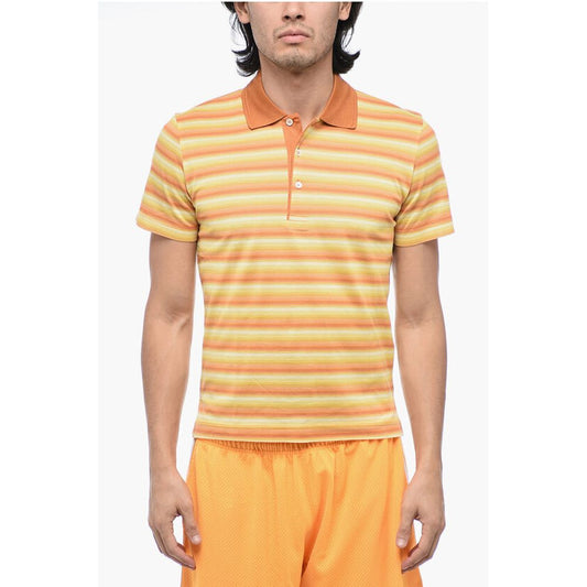 Corneliani ID Striped Short Sleeved Polo
