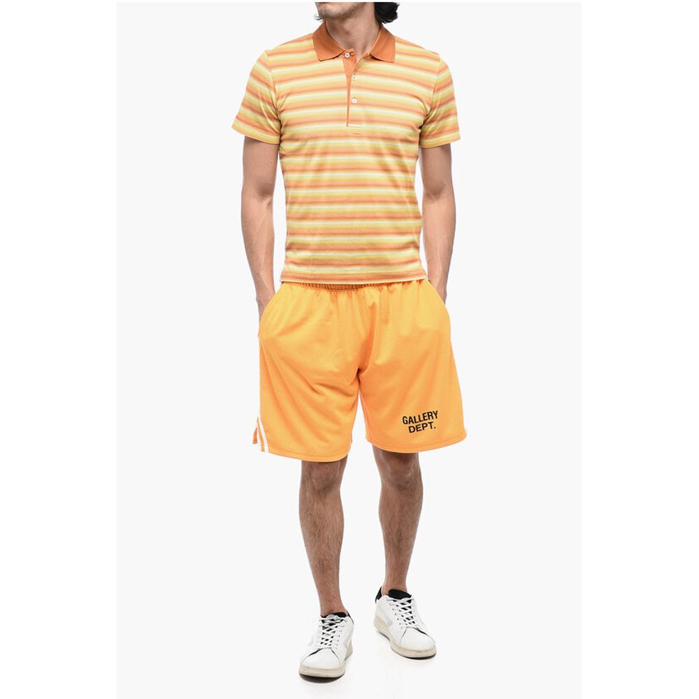 Corneliani ID Striped Short Sleeved Polo