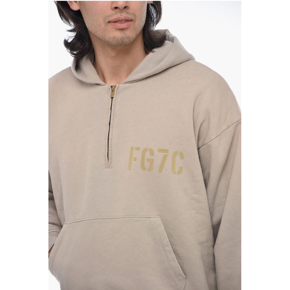 Fear Of God Hoodie Sweatshirt with Half Zip