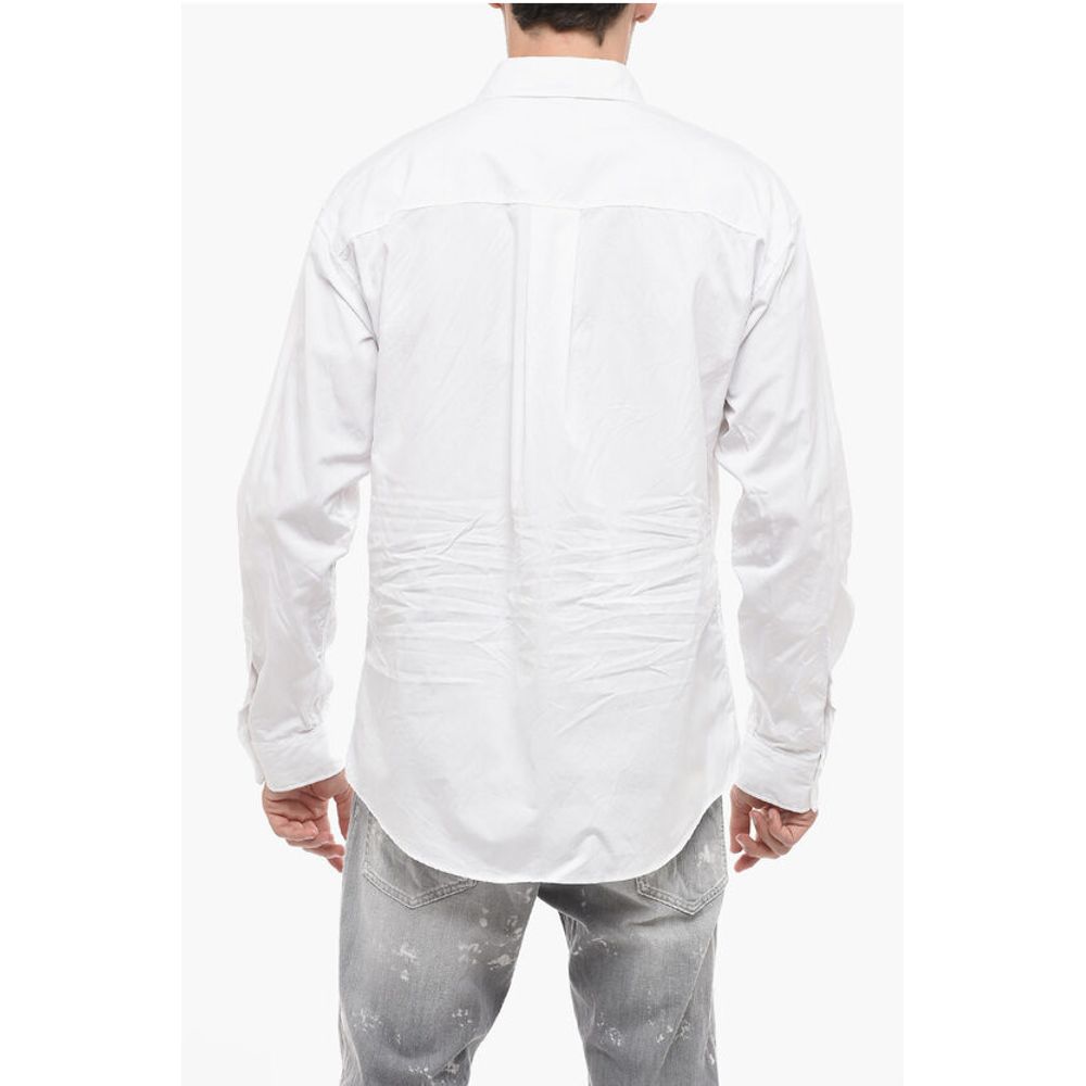 Dsquared² Dropped Shoulder Shirt with Contrasting Logo