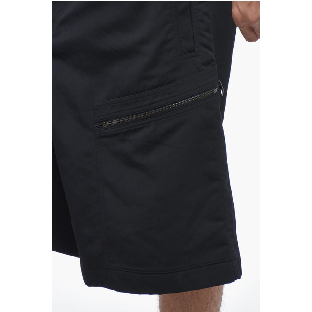 Bottega Veneta Nylon Cargo Shorts with Hidden Fastening