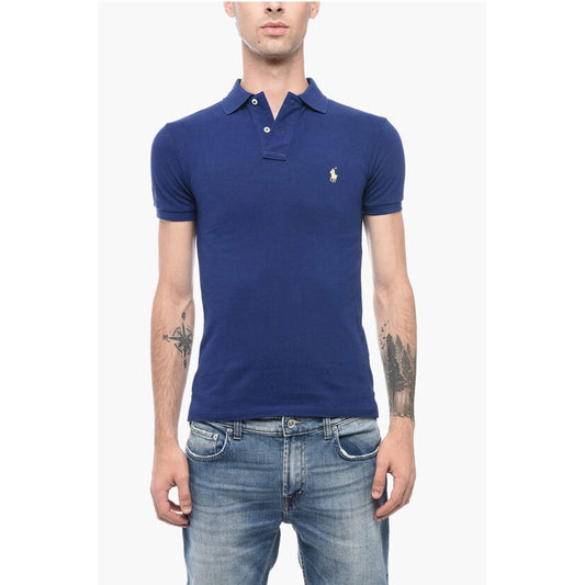 Polo Ralph Lauren Piquet Cotton Slim Fit Polo with Logo