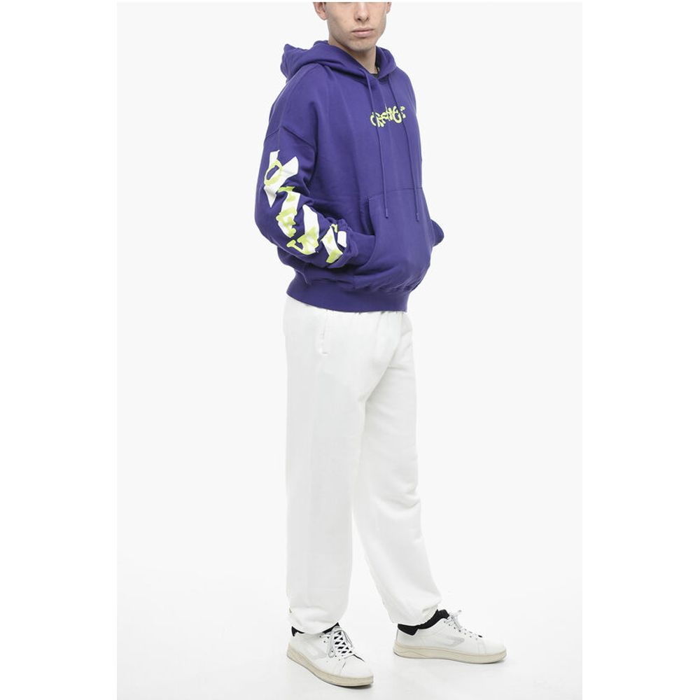 Off-White SEASONAL Boxy Sweatshirt OPPOSITE ARROW with Hood