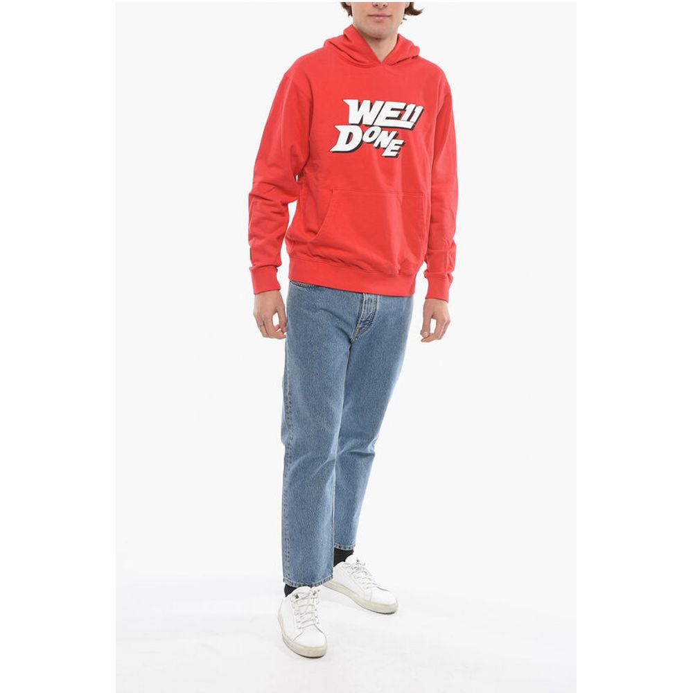 We11done Polished Logo Fitted Hoodie